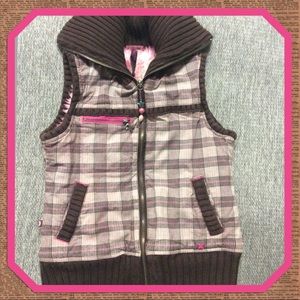 Girls heavy Hurley zip up Vest sz. M or 7/8
